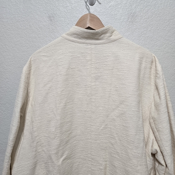 J Jill Elegant Cream Jacket Size 4X - Picture 4 of 10